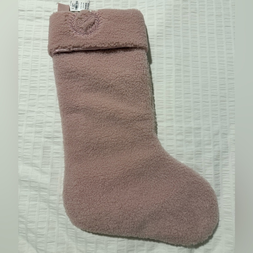 Victoria Secret Pink Sherpa Christmas Stocking